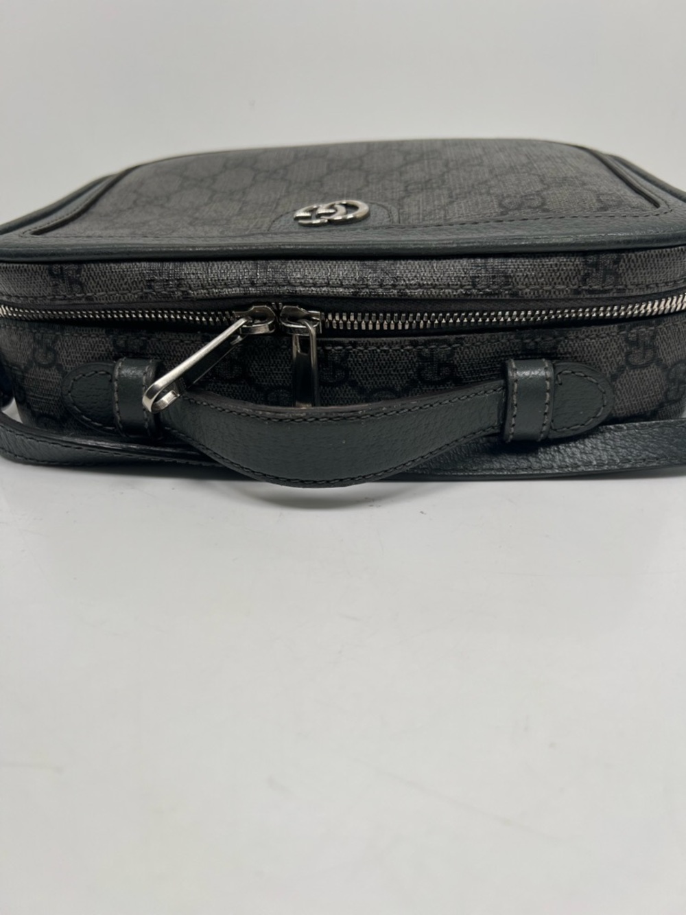 Gucci Ophidia Zip Around Camera Crossbody Bag GG Coated Canvas Small - Picture 9 of 16